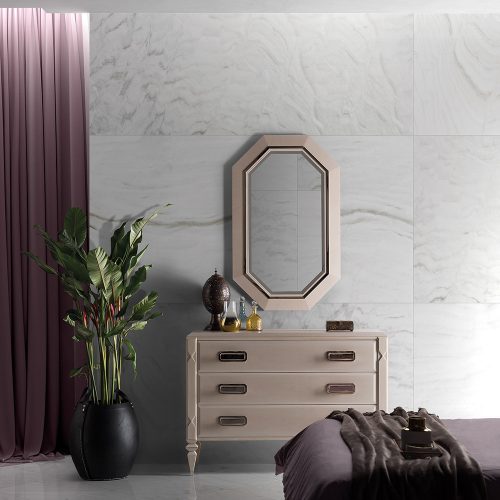 specchiera-con-specchio-bisellato-cornice-essenza-verniciato-sabbia-CVO045-prestigemobili